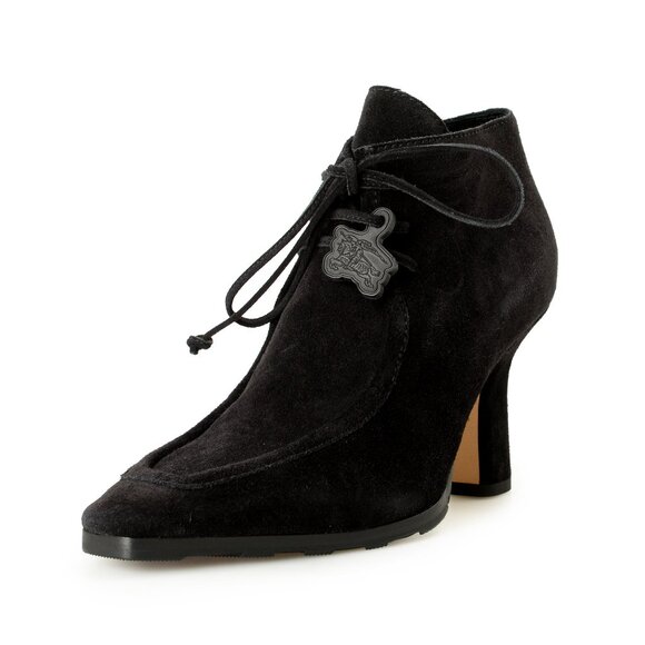 Burberry Women's "Storm Bootie" Leather Heeled Booties Boots Shoes US 9 EUR 39